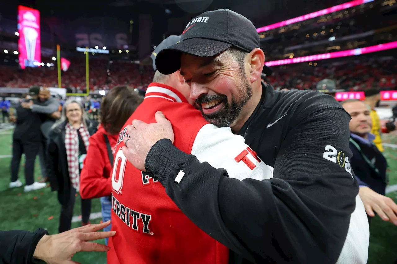 Ohio State Football Celebrates National Championship Win