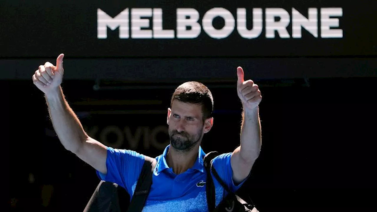 Djokovic Retires from Australian Open Semifinal with Leg Injury