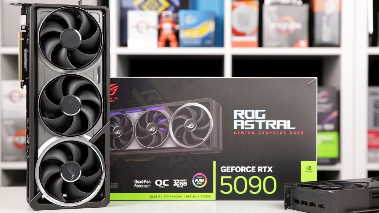 Asus ROG GeForce RTX 5090 Astral: Das Raumschiff der Grafikkarten