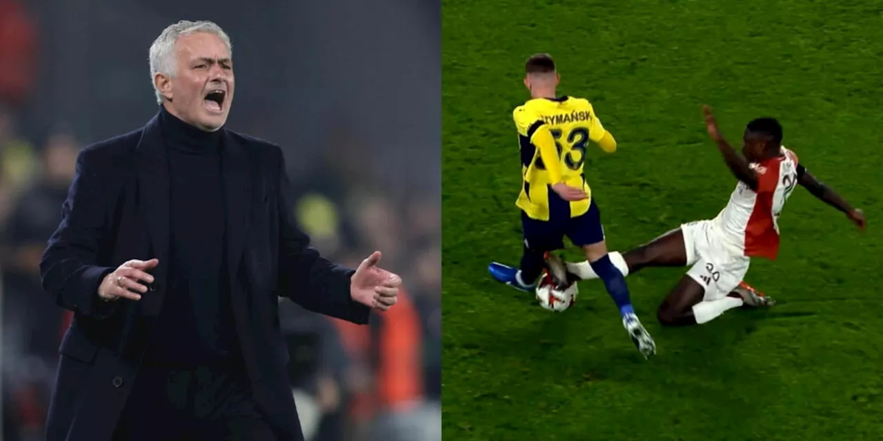 Mourinho contro il VAR dopo il pareggio con il Lione