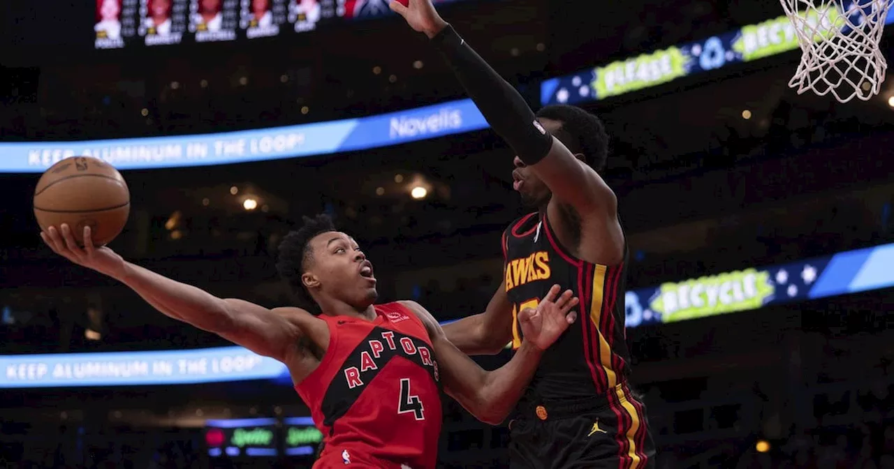 Barnes scores 25, Raptors rally past Hawks 122-119