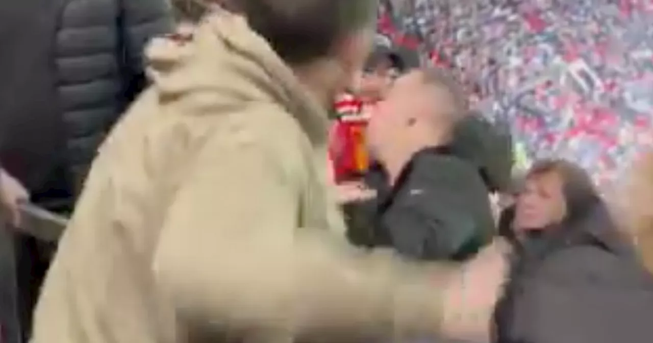 Old Trafford Erupts in Violence as Rangers Fans Clash with Manchester United Supporters