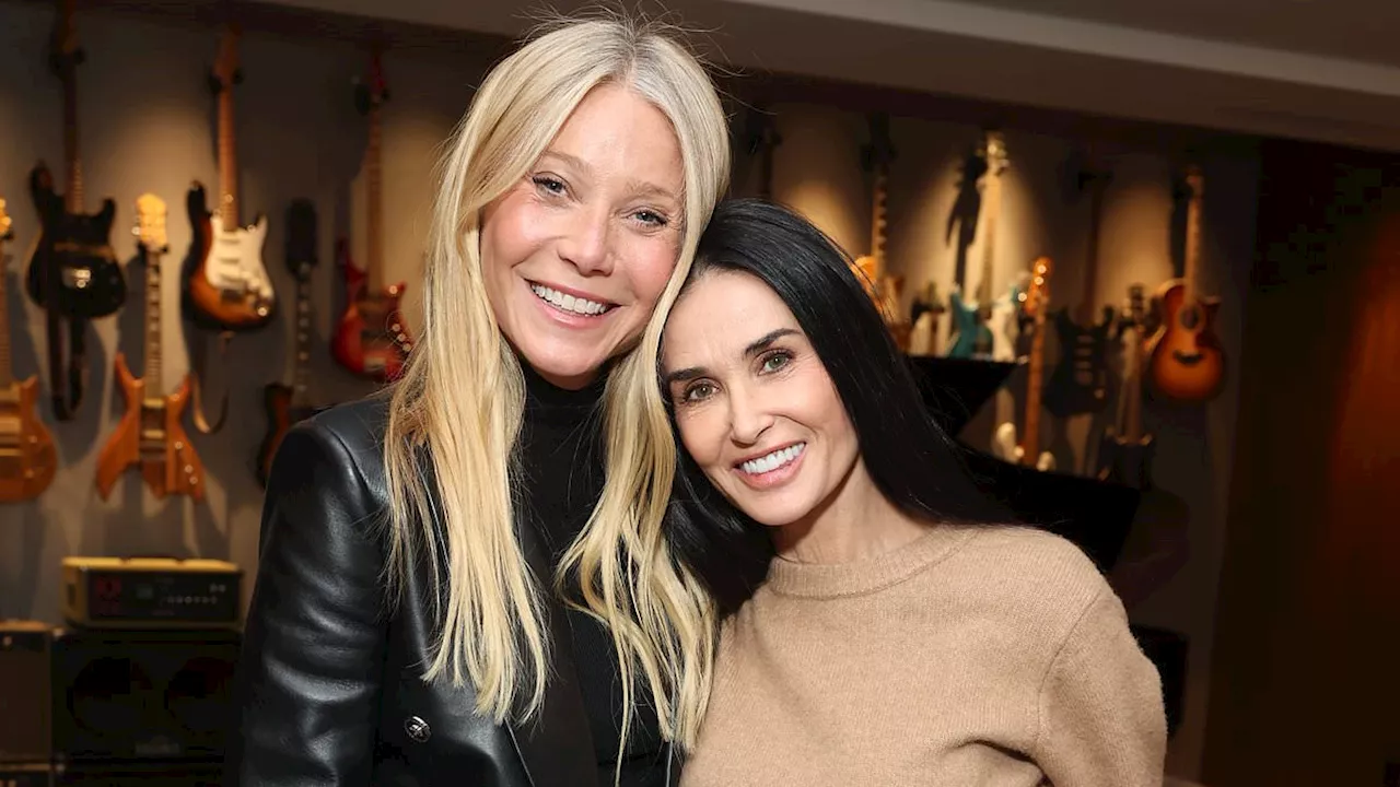 Demi Moore celebrates first Oscar nomination for The Substance over FaceTime with Gwyneth Paltrow...