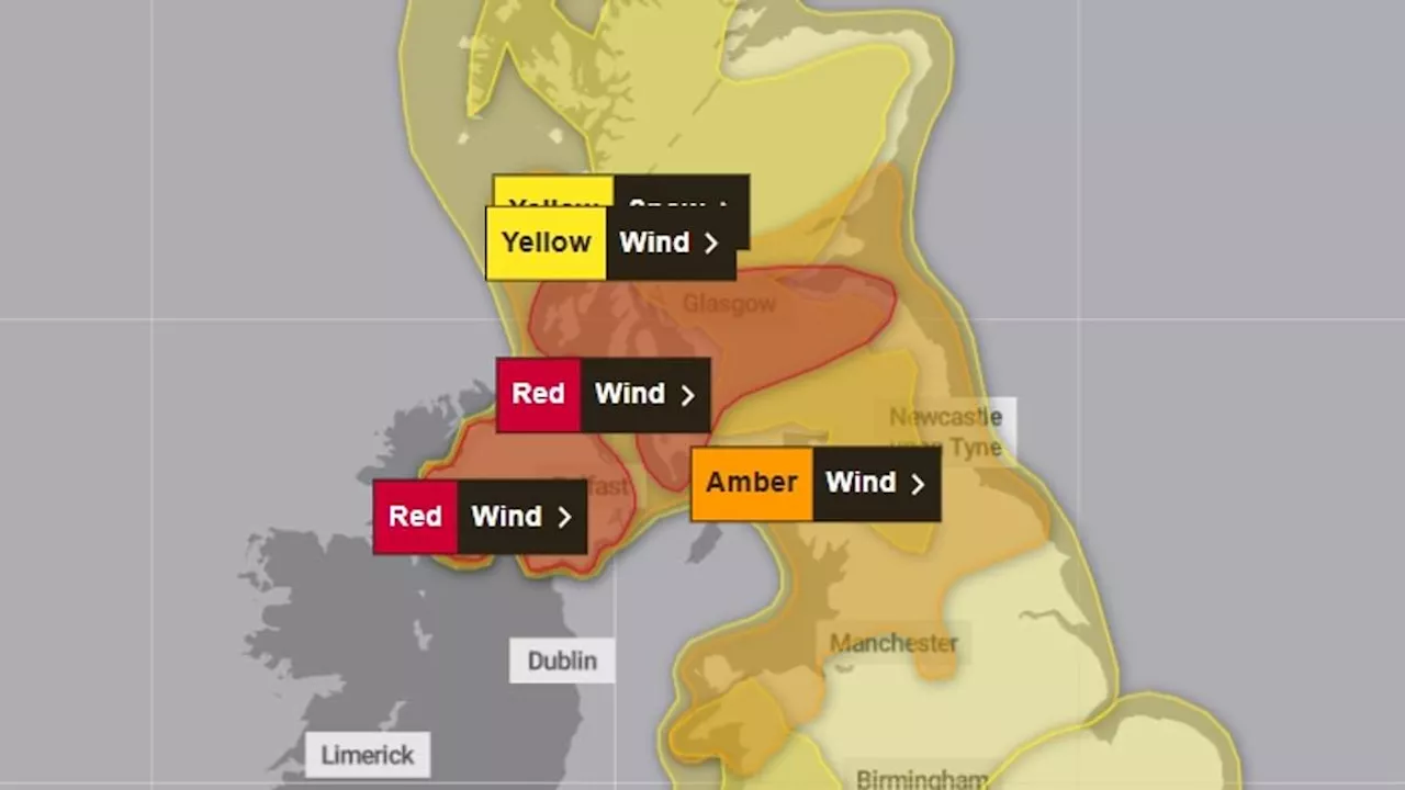 Storm Eowyn batters British Isles with hurricane-force winds