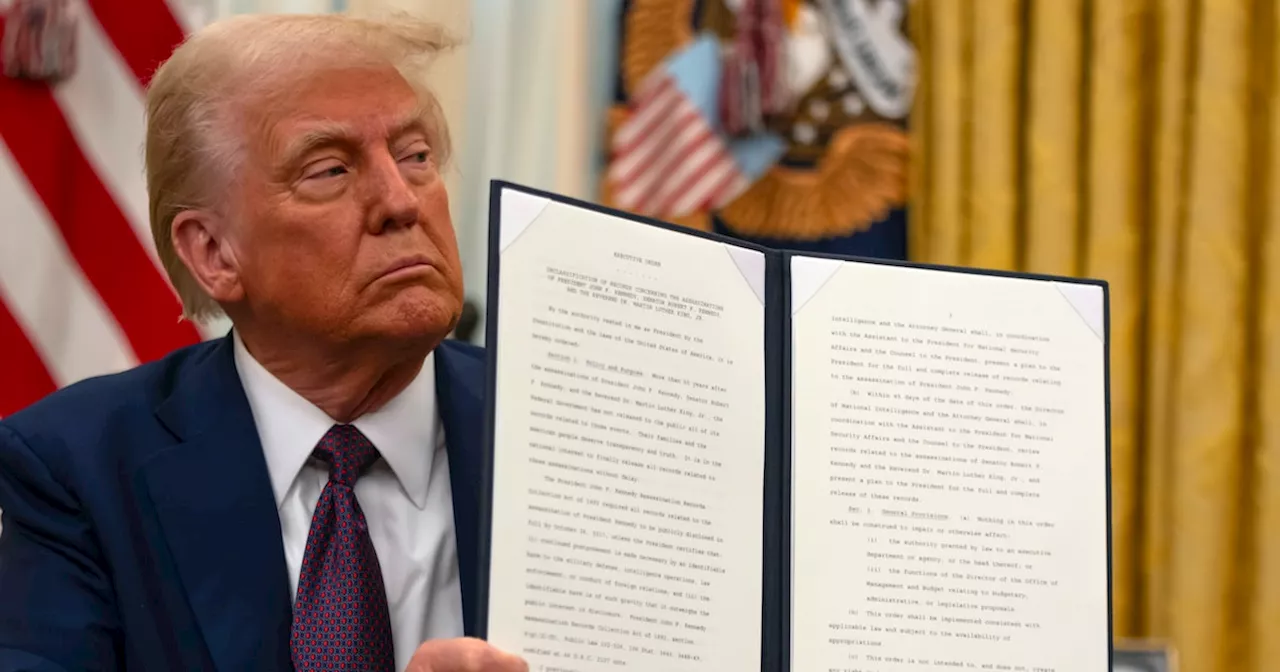 Trump Signs Executive Order to Declassify Records on Kennedy, King, and RFK Assassinations