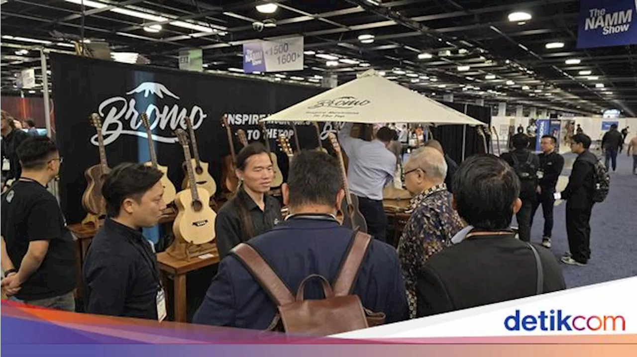 Gitar Buatan RI Mendunia, Mejeng dalam Pameran Besar di AS