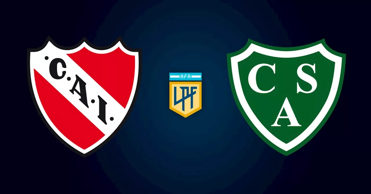 Independiente vs. Sarmiento por el Torneo Apertura 2025: día, horario y cómo verlo por TV