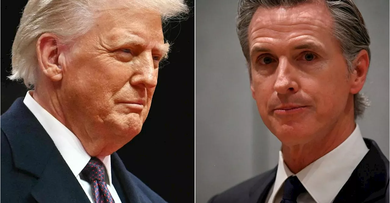 Trump Inspektor Naturkatastrophen-Schäden - Treffen mit Newsom verspricht Showdown