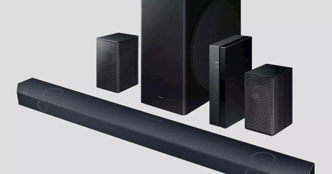 Samsung 9.1.2 HW-Q910D Dolby Atmos Soundbar with Rear Speakers Discounted to $900