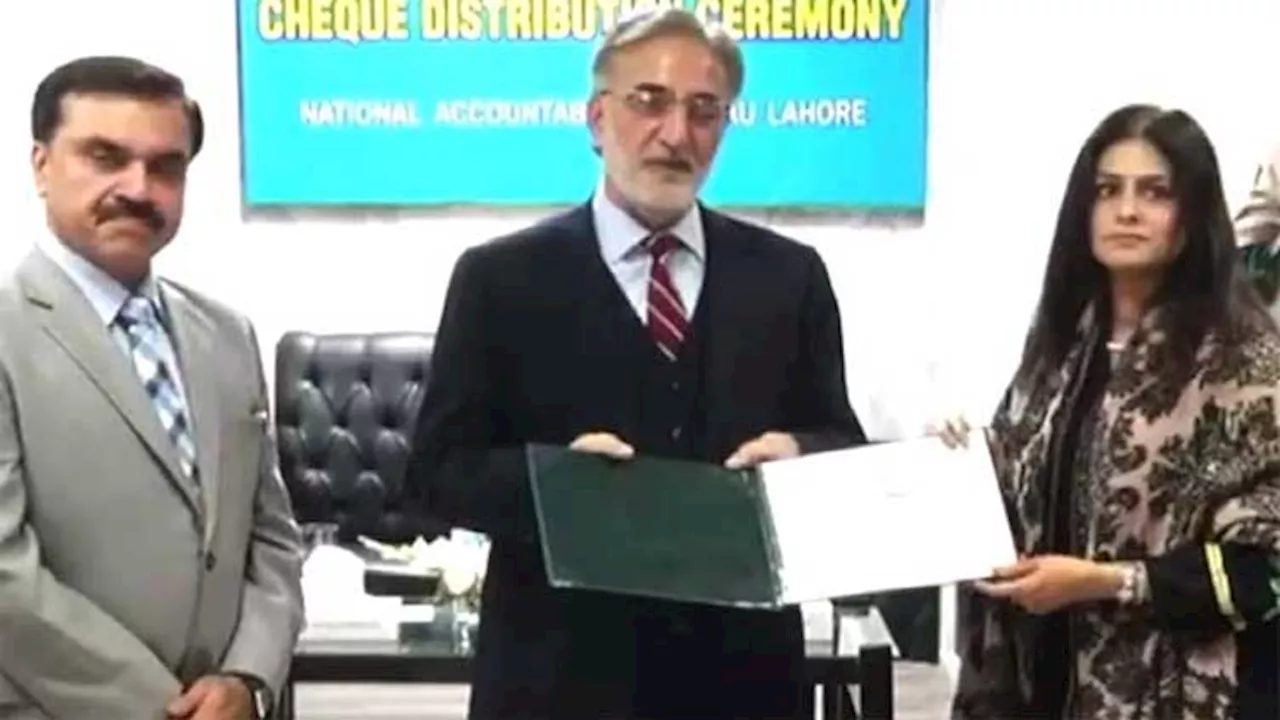 NAB Chairman Distributes Rs70 Billion Worth Plots and Rs97 Crore Cheques to Housing Scheme Afectees