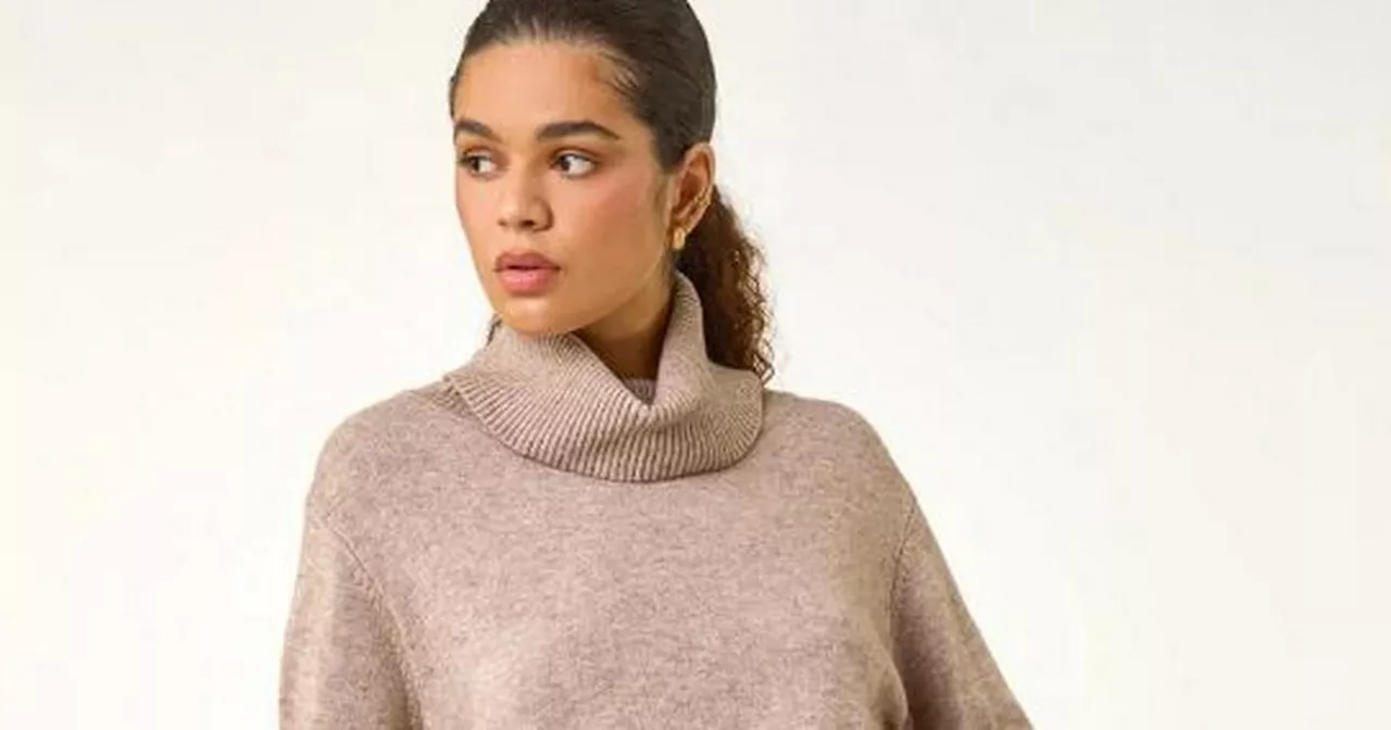 Roman's cosy roll neck jumper is selling out fast - and it's only £28