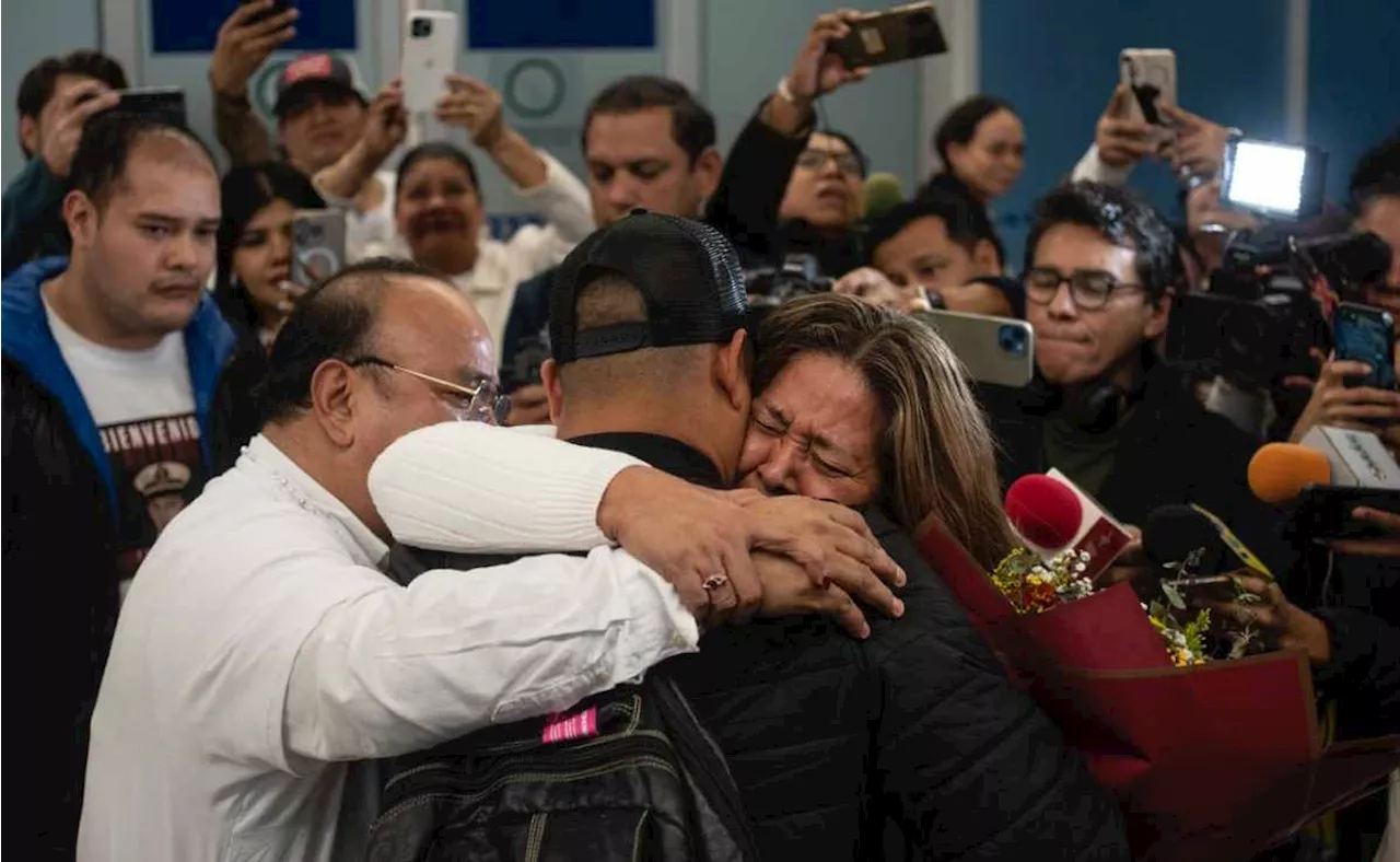 Marino mexicano secuestrado por hutíes abraza a su familia en Veracruz; “gracias a Dios estoy de regreso”, dice