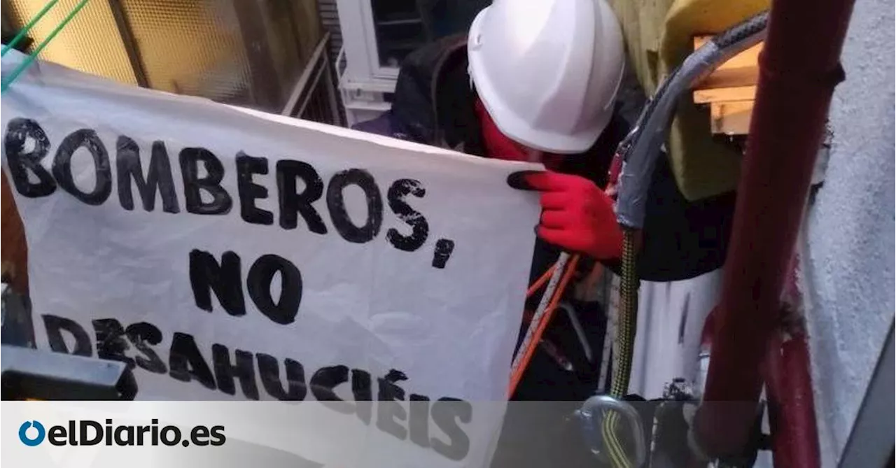 Bomberos españoles cuestionan su papel en desahucios forzosos