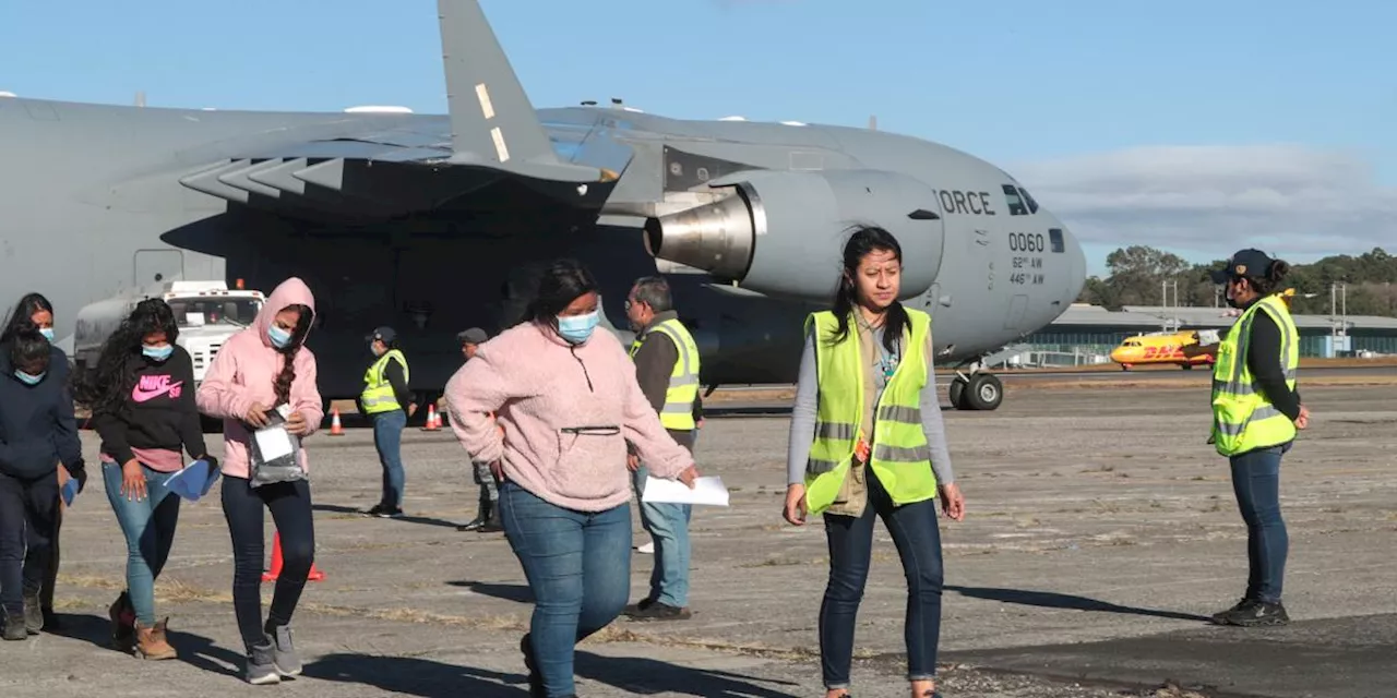 Estados Unidos Detiene la Inmigración: Dos Aviones con Deportables Guatemaltecos Llegan a su País