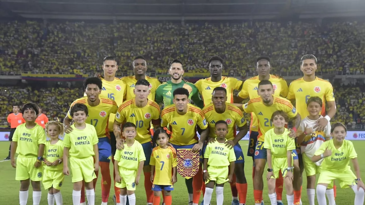 Listos los horarios de los partidos de Colombia ante Brasil y Paraguay, por la Eliminatoria