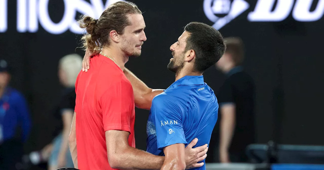 Alexander Zverev gegen Novak Djokovic: Fünf Punkte im Finale-Duell der Australian Open