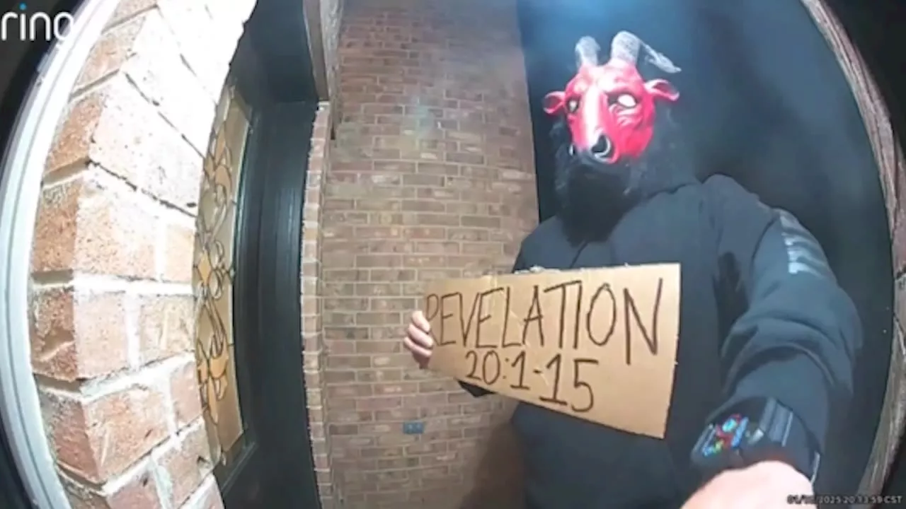 Satanic Mask and Bible Verse Cause Concern in Carrollton Neighborhood