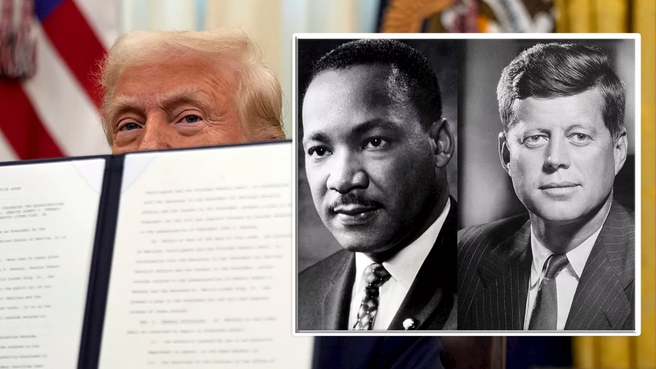 Trump Signs Executive Order to Declassify Files on JFK, RFK, and MLK Assassinations