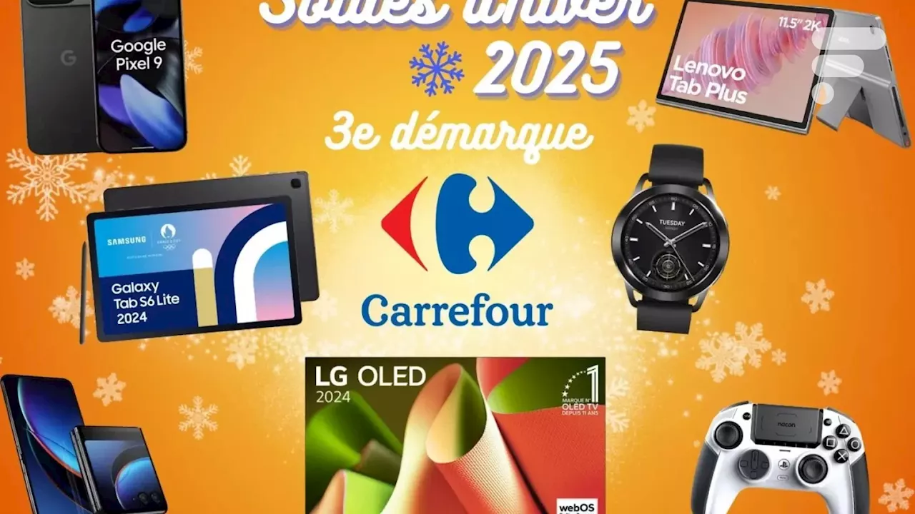 Carrefour s'engage dans la course aux soldes avec des offres incroyables sur les produits high-tech