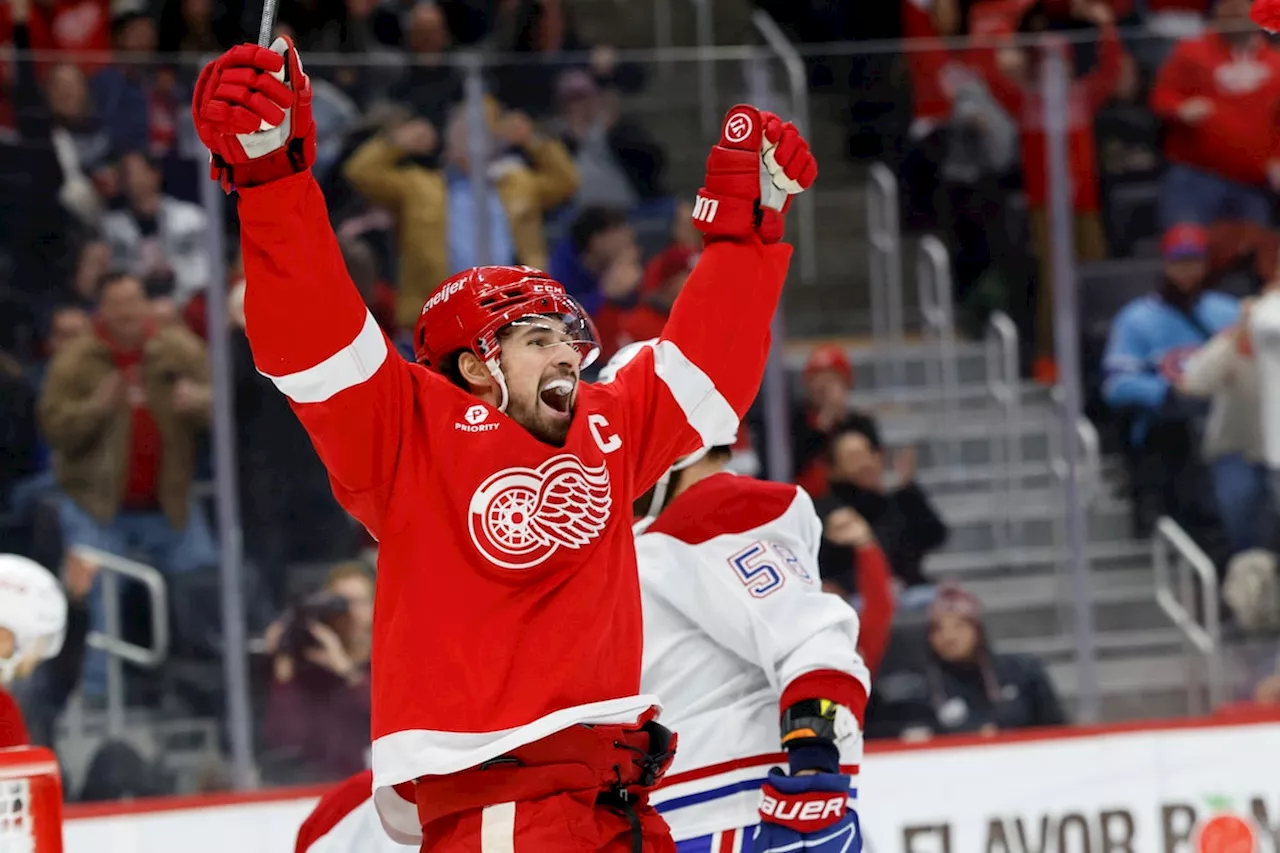 Larkin Celebrates 700th Game with Power-Play Goal as Red Wings Snap Losing Streak