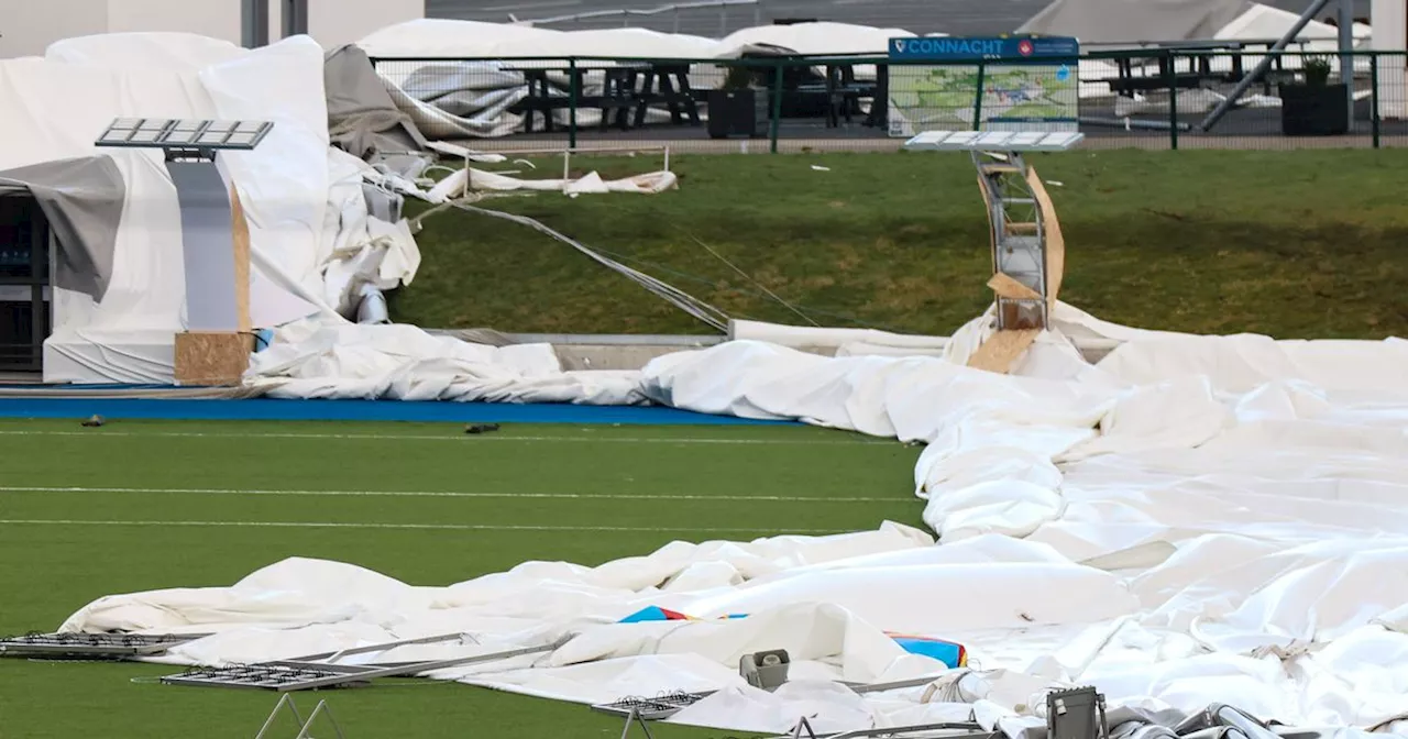 Storm Éowyn Wrecks Connacht GAA Air Dome