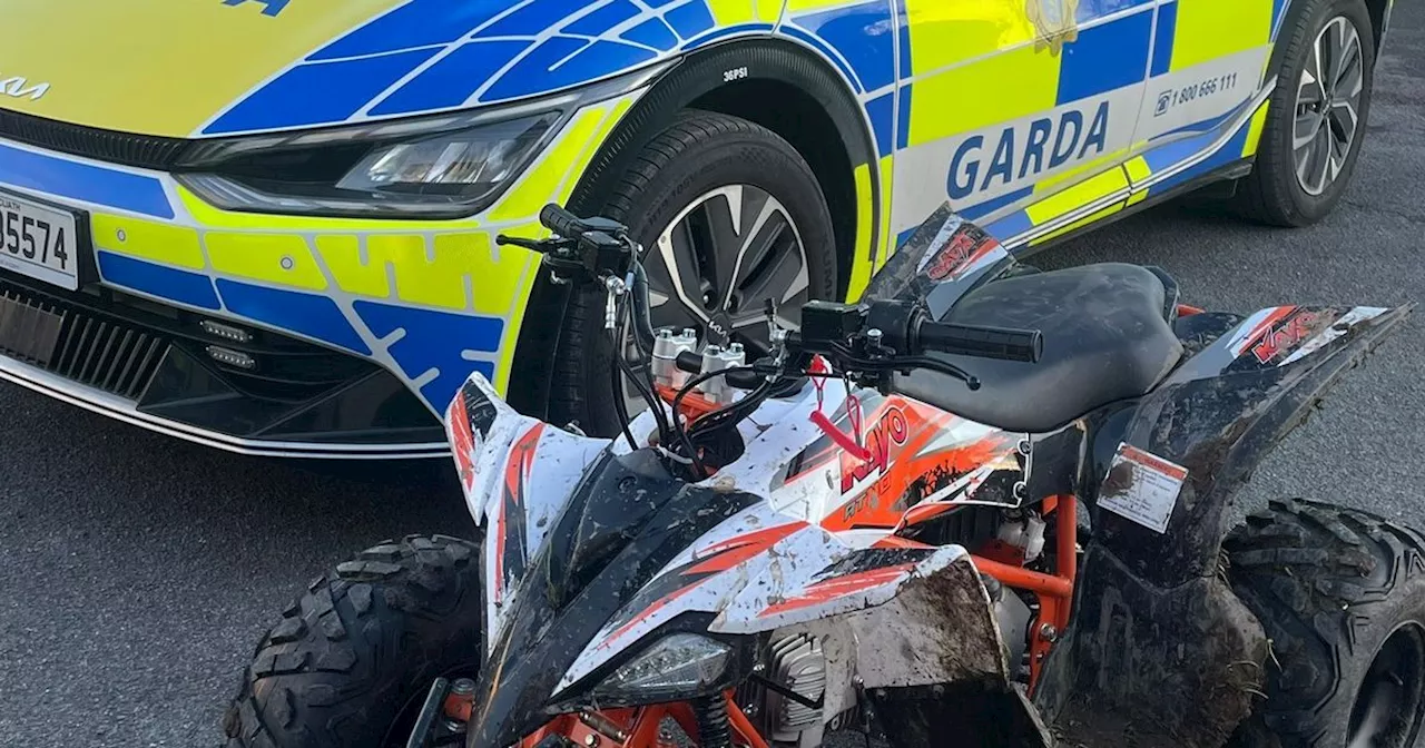 Two 10-Year-Olds Stop a Quad Bike Ride in Public Park by Gardaí