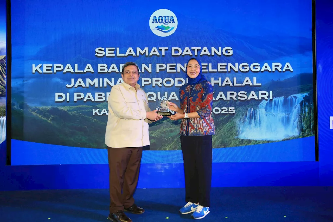 BPJPH Apresiasi Komitmen AQUA dalam Membangun Industri Halal