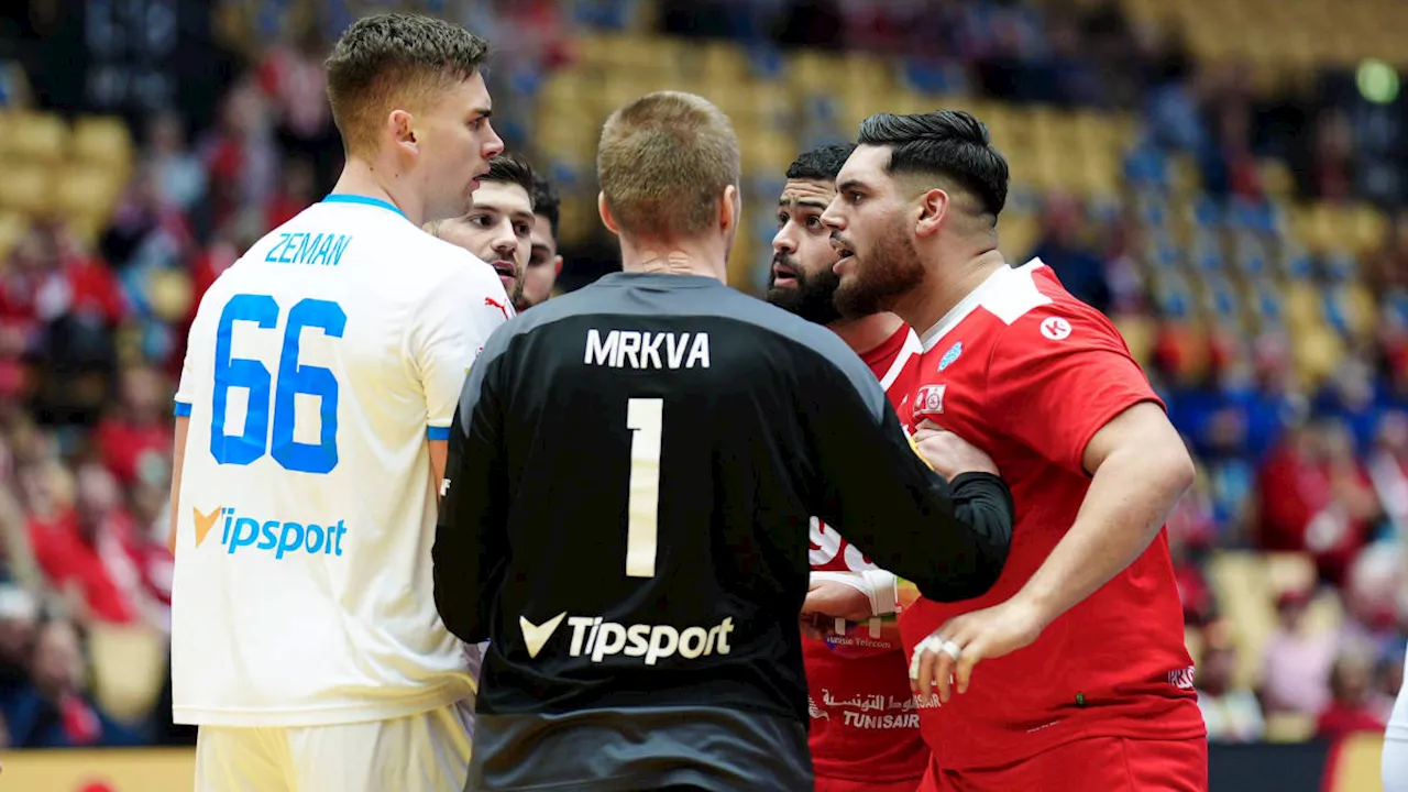 Elf Zeitstrafen: Tschechien gewinnt bei der Handball-WM gegen Tunesien