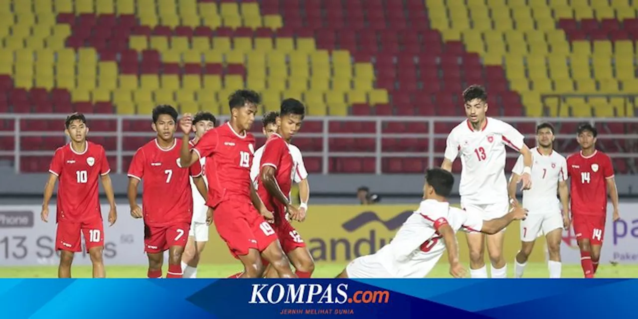 Timnas U20 Indonesia Tunduk 0-1 dari Yordania