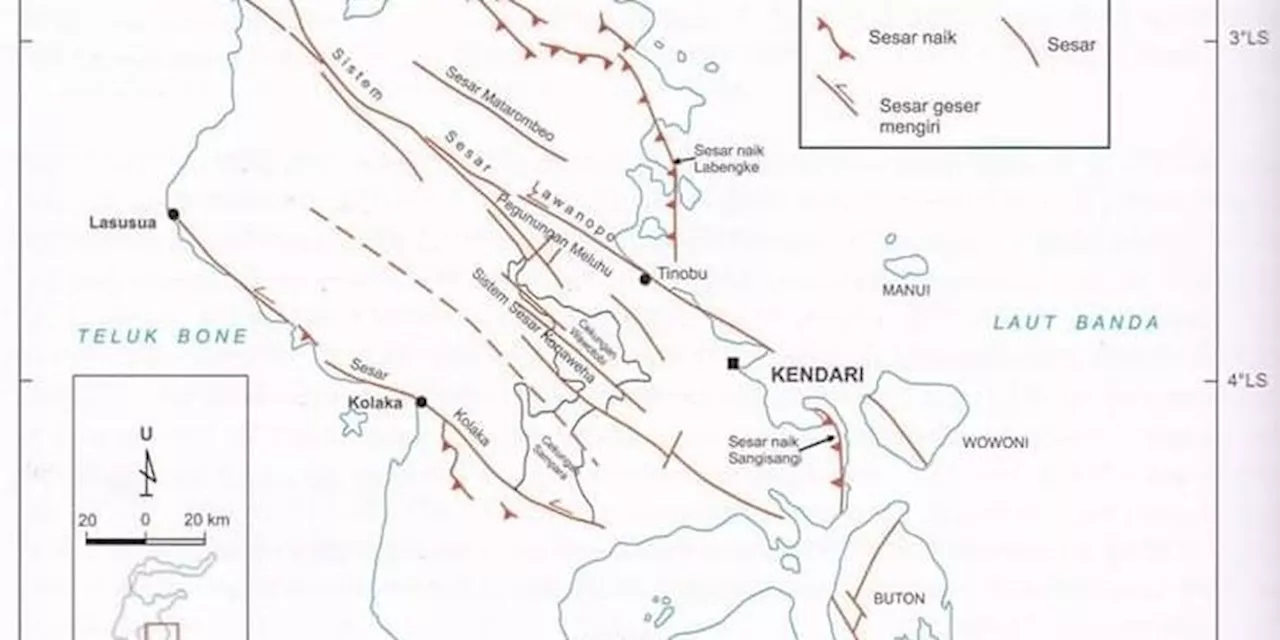 Sesar Kolaka, Salah Satu Sumber Gempa di Sultra yang Perlu Diwaspadai