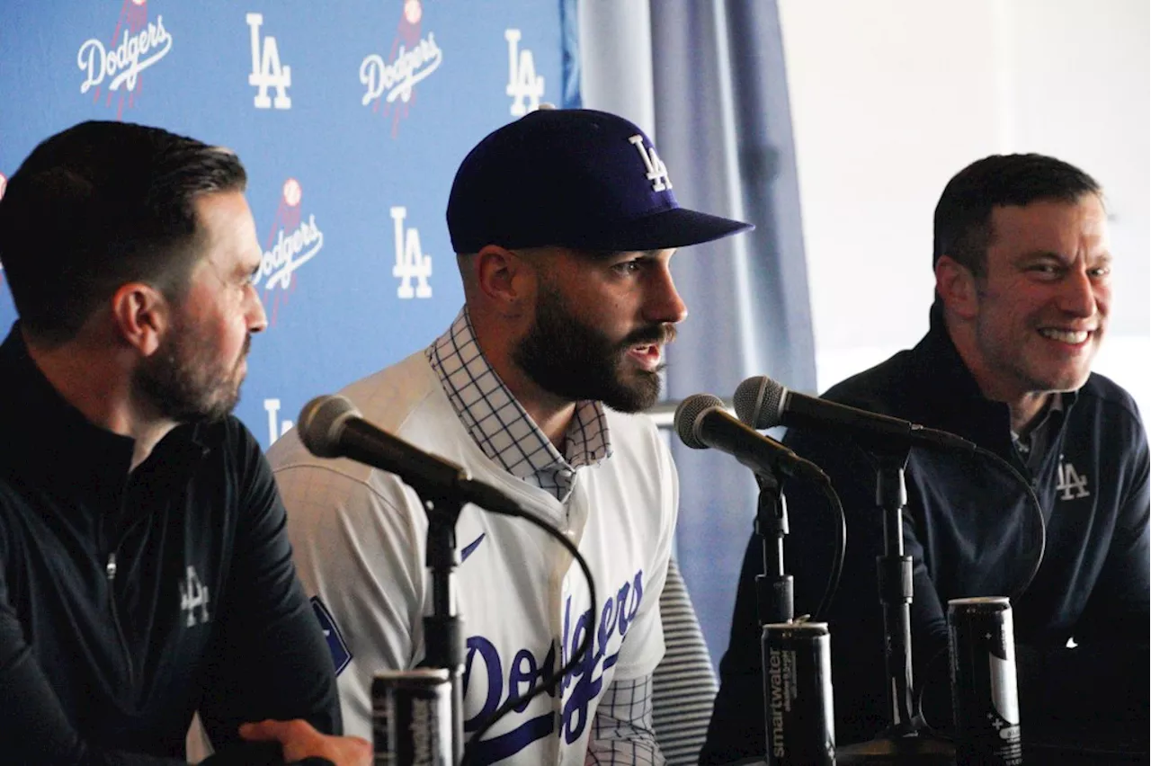 Dodgers Introduce New Relief Pitcher Tanner Scott