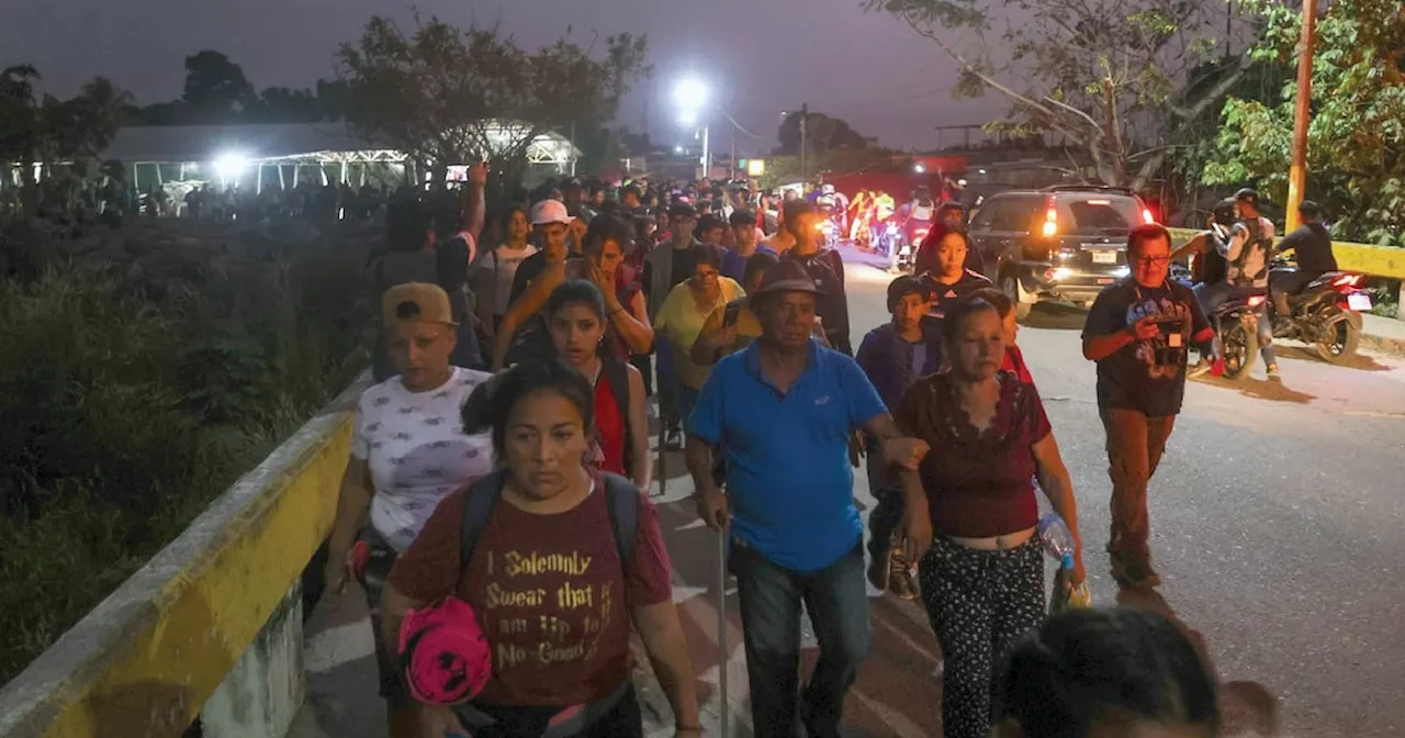 Ahora migrantes buscan ampararse para avanzar a la frontera norte