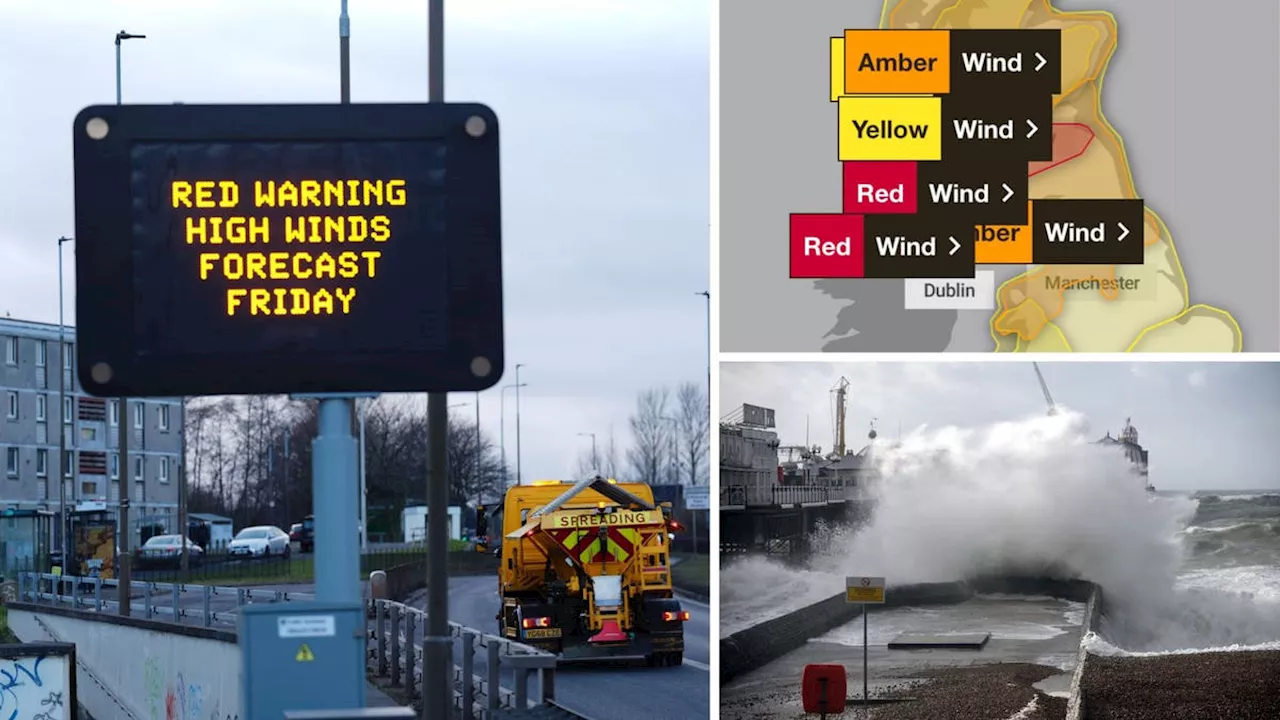 Storm Eowyn Batters UK With 100mph Winds: 'Danger to Life' Warnings Issued