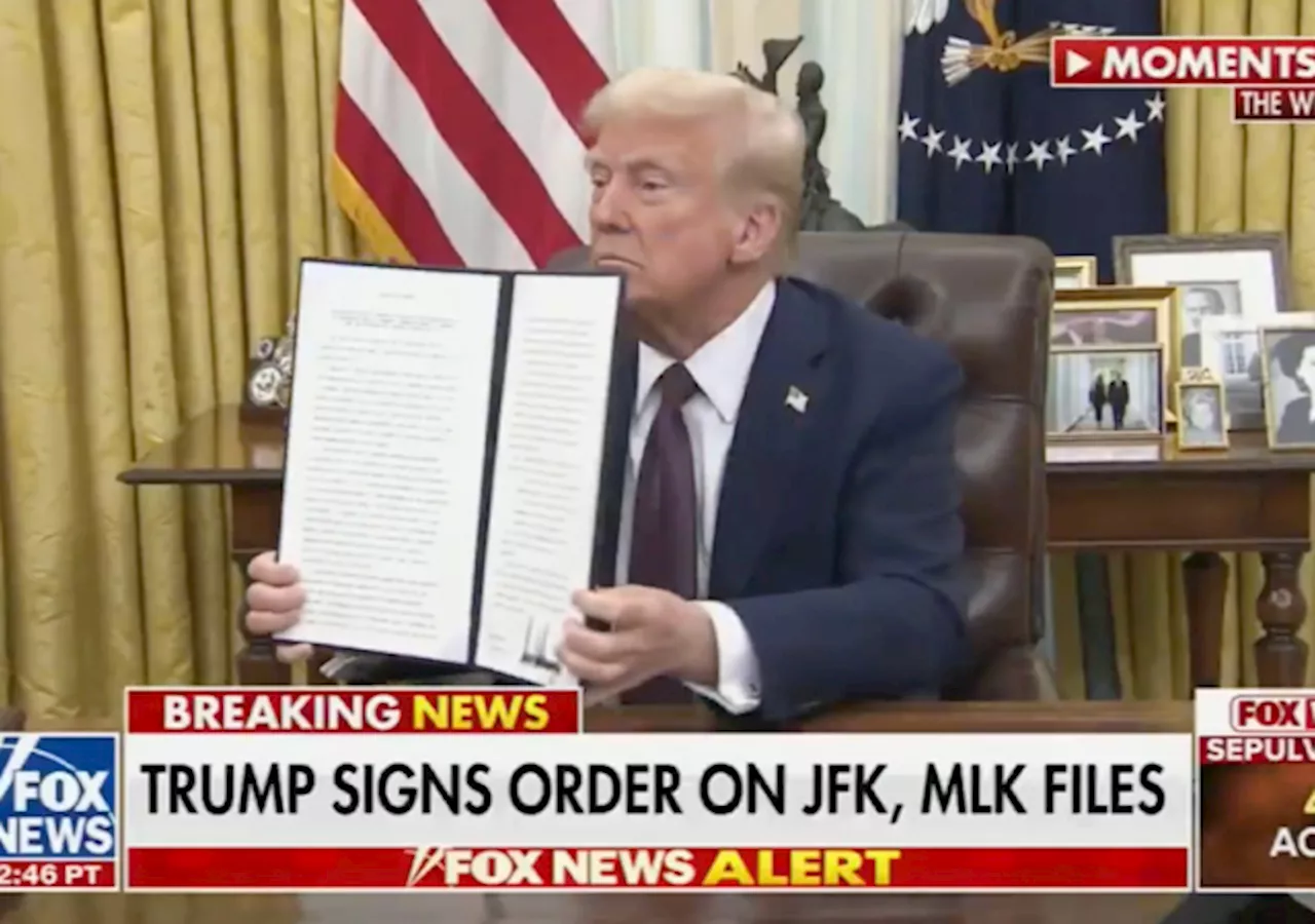 Trump Signs Executive Order to Release JFK, RFK, and MLK Assassination Files