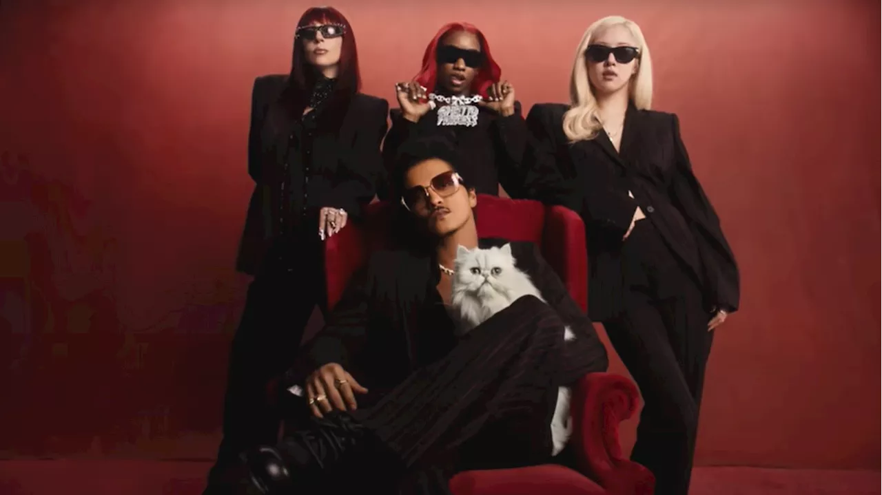 Lady Gaga et Rosé des Blackpink retrouvent Bruno Mars dans son clip, mais pas pour chanter