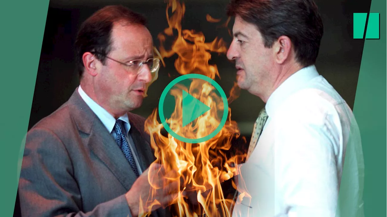 Le retour du duel entre François Hollande et Jean-Luc Mélenchon réveille 30 ans de haine