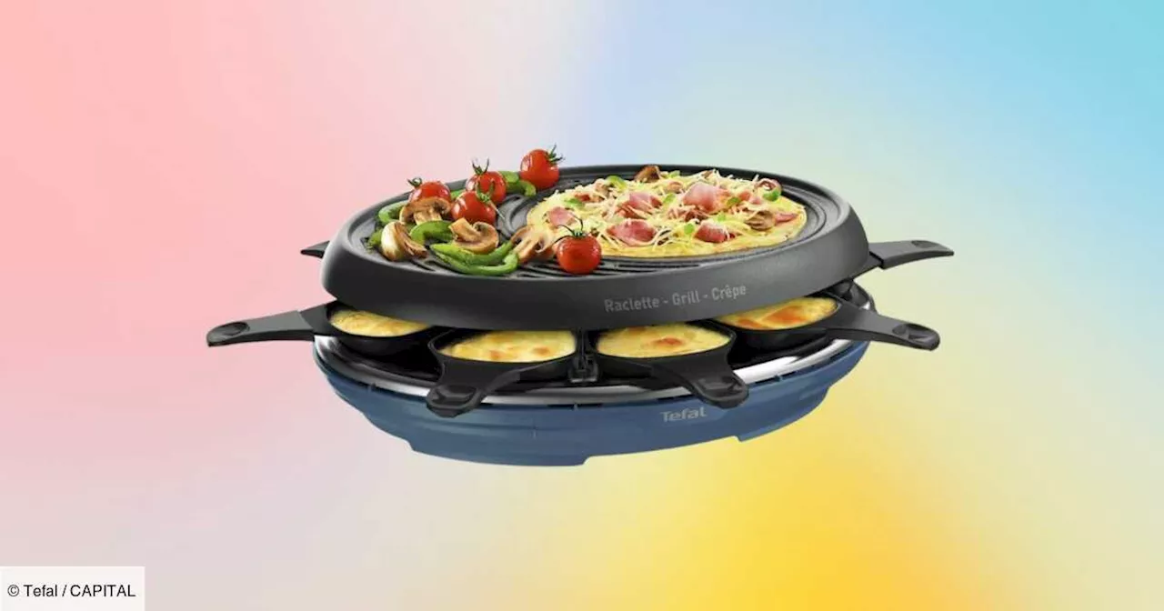 Raclette Tefal Colormania 3 en 1 : Offre Amazon à 49,99 euros