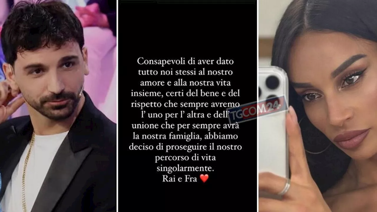 Francesca Tocca e Raimondo Todaro si lasciano ufficialmente