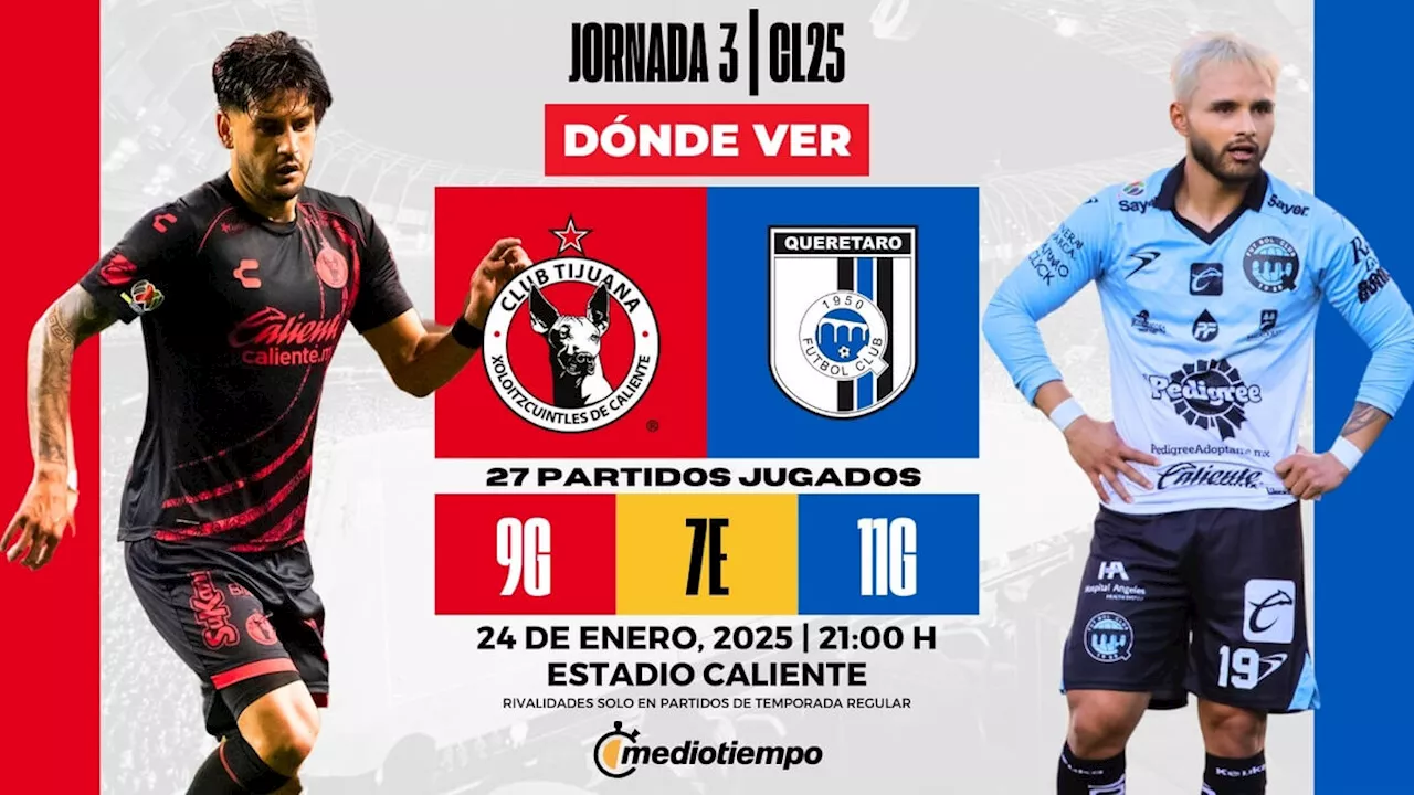 Xolos de Tijuana vs Gallos Blancos de Querétaro: ¿Cómo llegan los equipos a la jornada 3 del Clausura 2025?