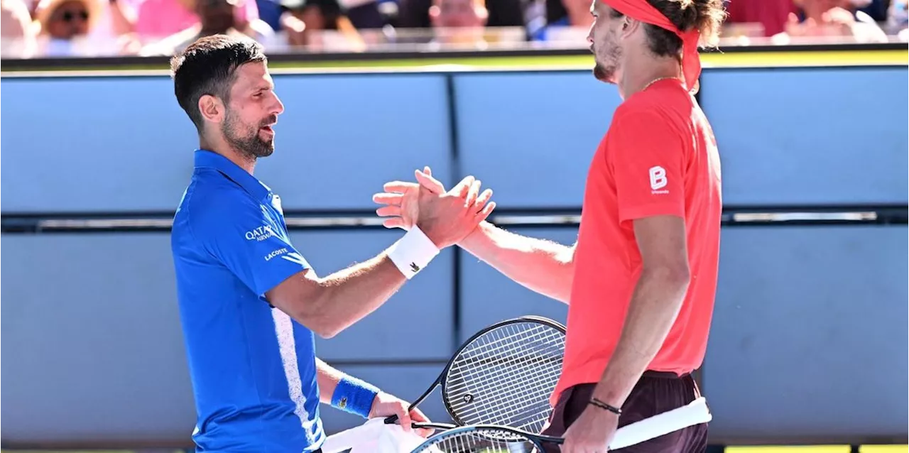 Zverev kämpft im Finale der Australian Open gegen Sinner oder Shelton