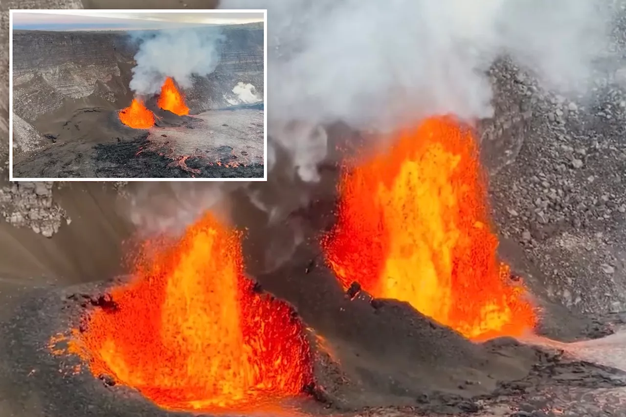 Kilauea Volcano Erupts Again at Hawaii Volcanoes National Park