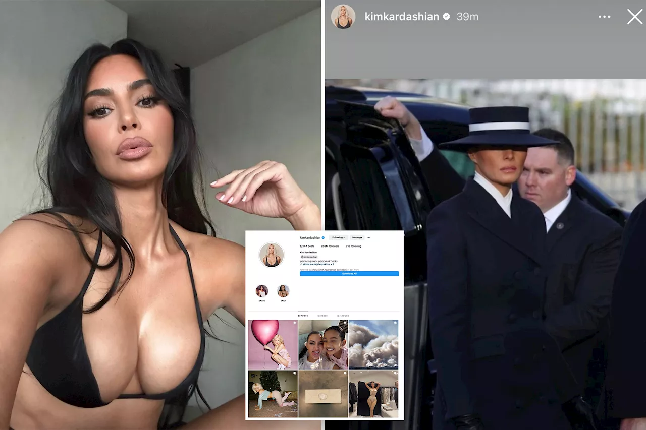 Kim Kardashian loses 150,000 Instagram followers after posting photo of first lady Melania Trump