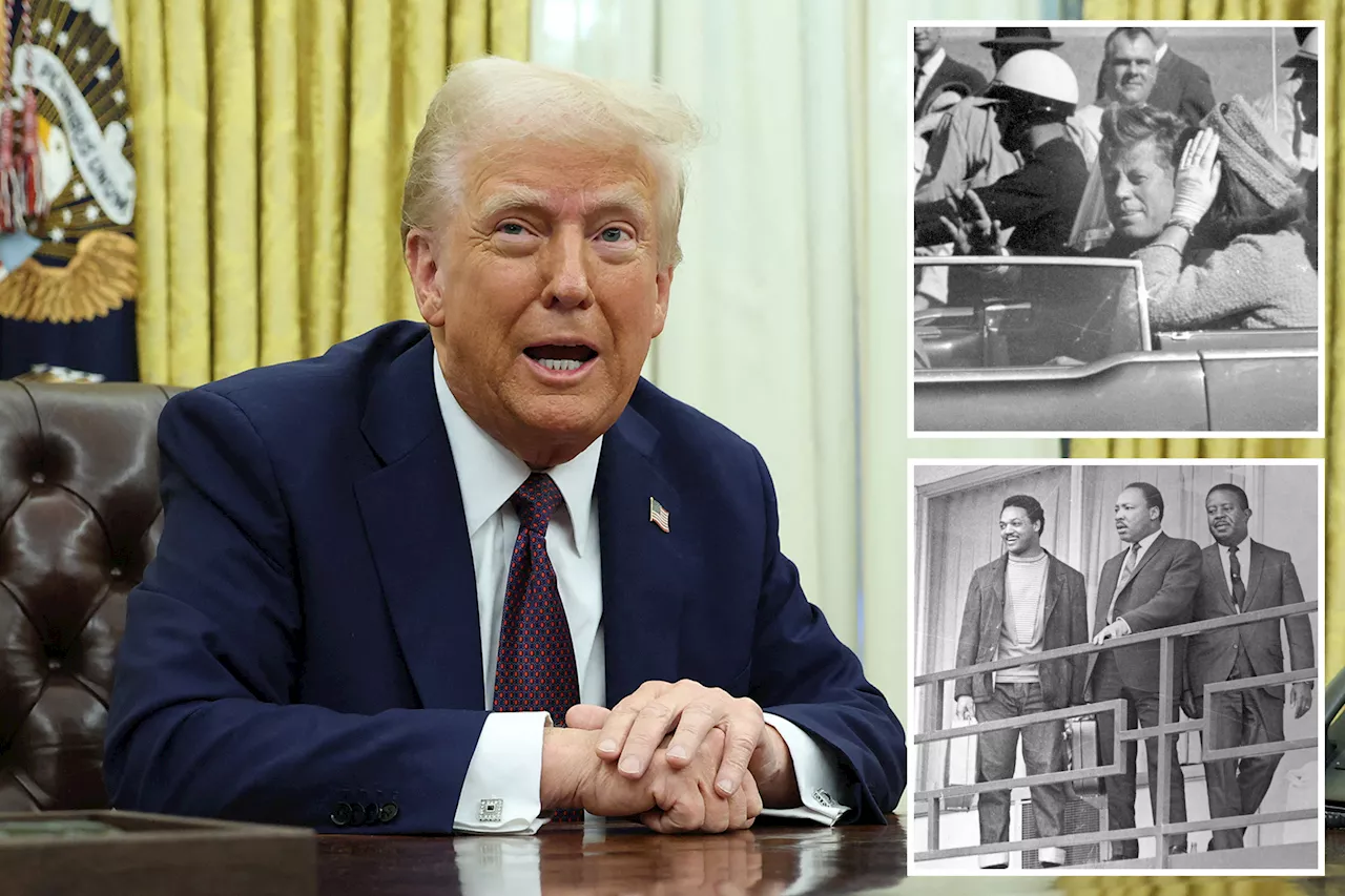 Trump Orders Release of Long-Secret Final Files on JFK, RFK, MLK Assassinations