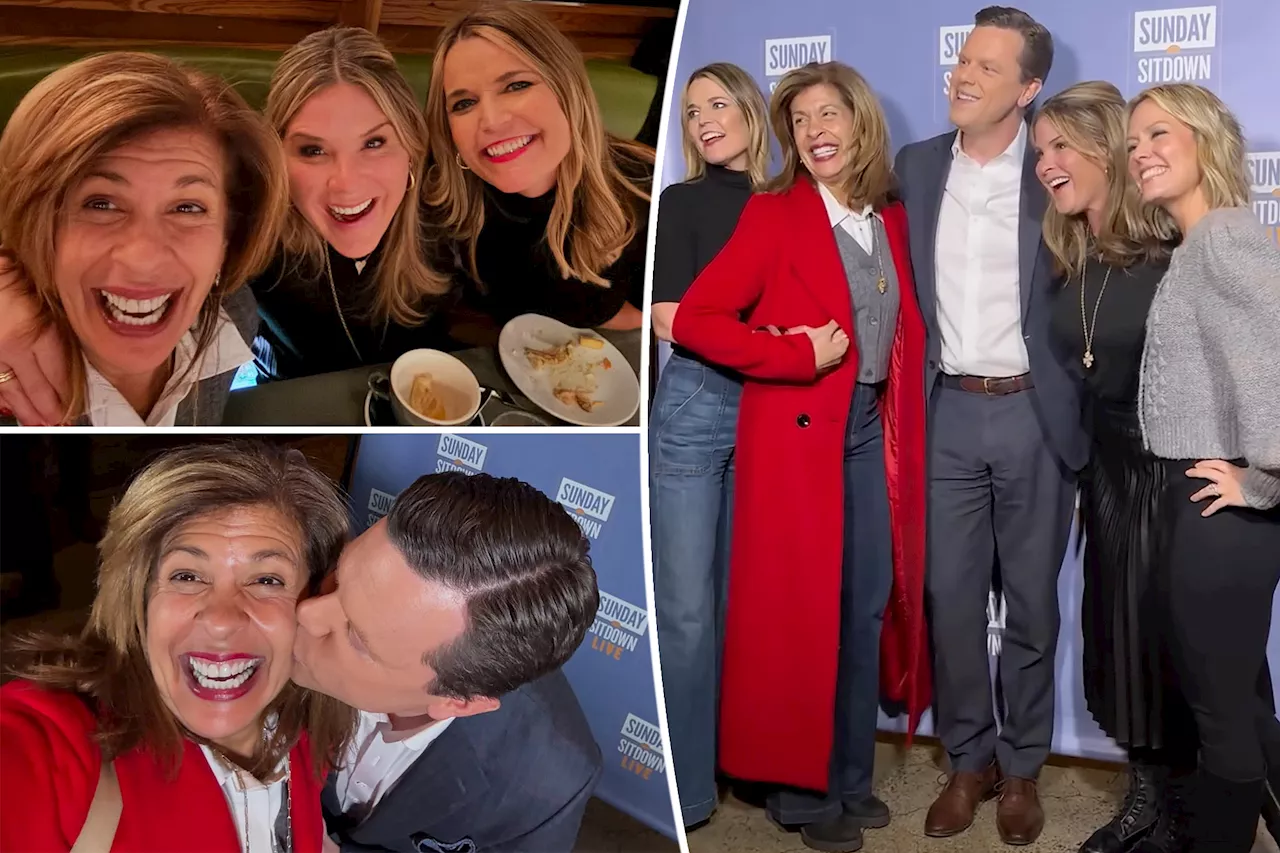 Hoda Kotb reunites with Savannah Guthrie and Jenna Bush Hager after 'Today' show exit