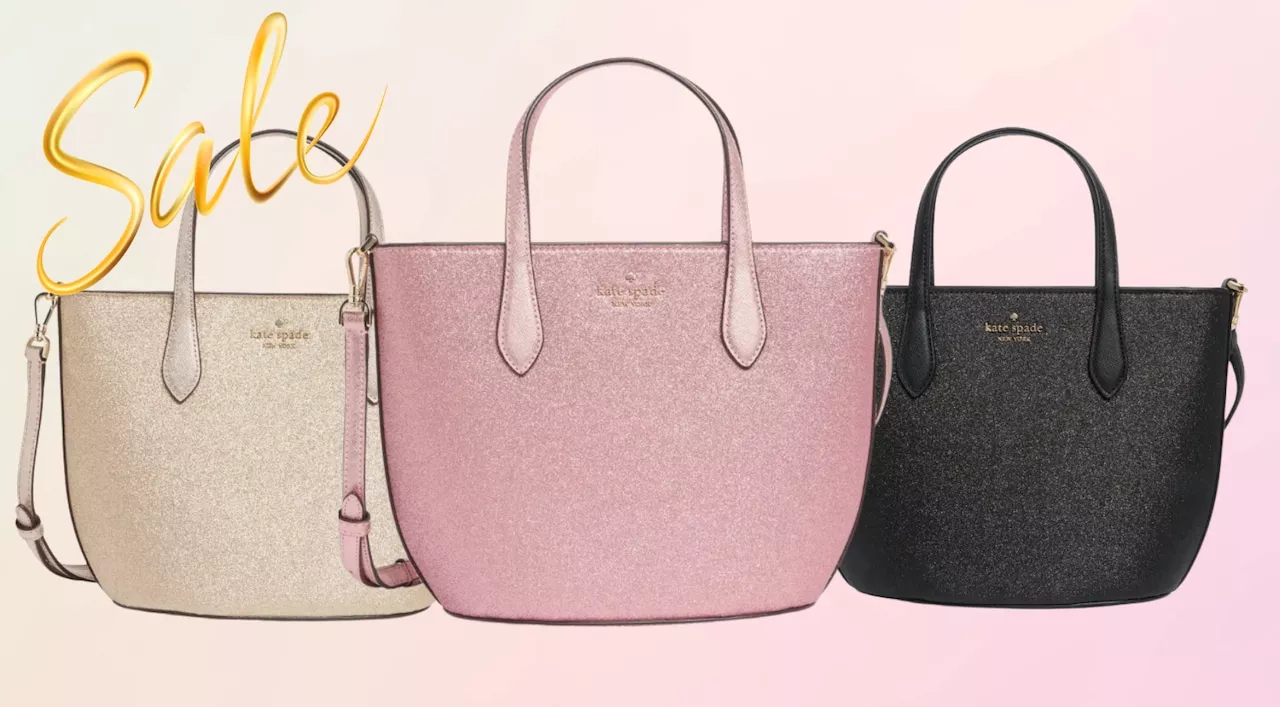 Kate Spade Glitter Tote Slashed to $59.99 at Walmart