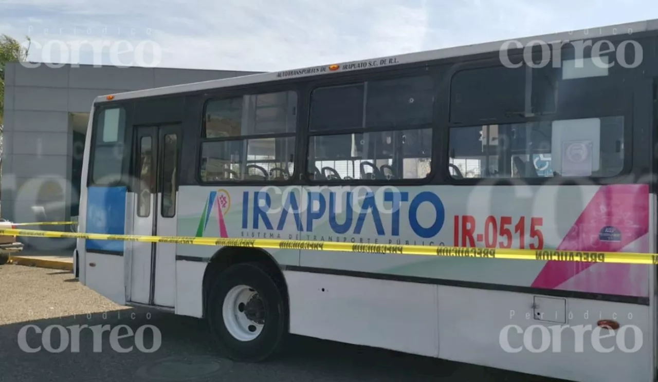 Rafaguean dos camiones de transporte público en Irapuato en solo unas horas