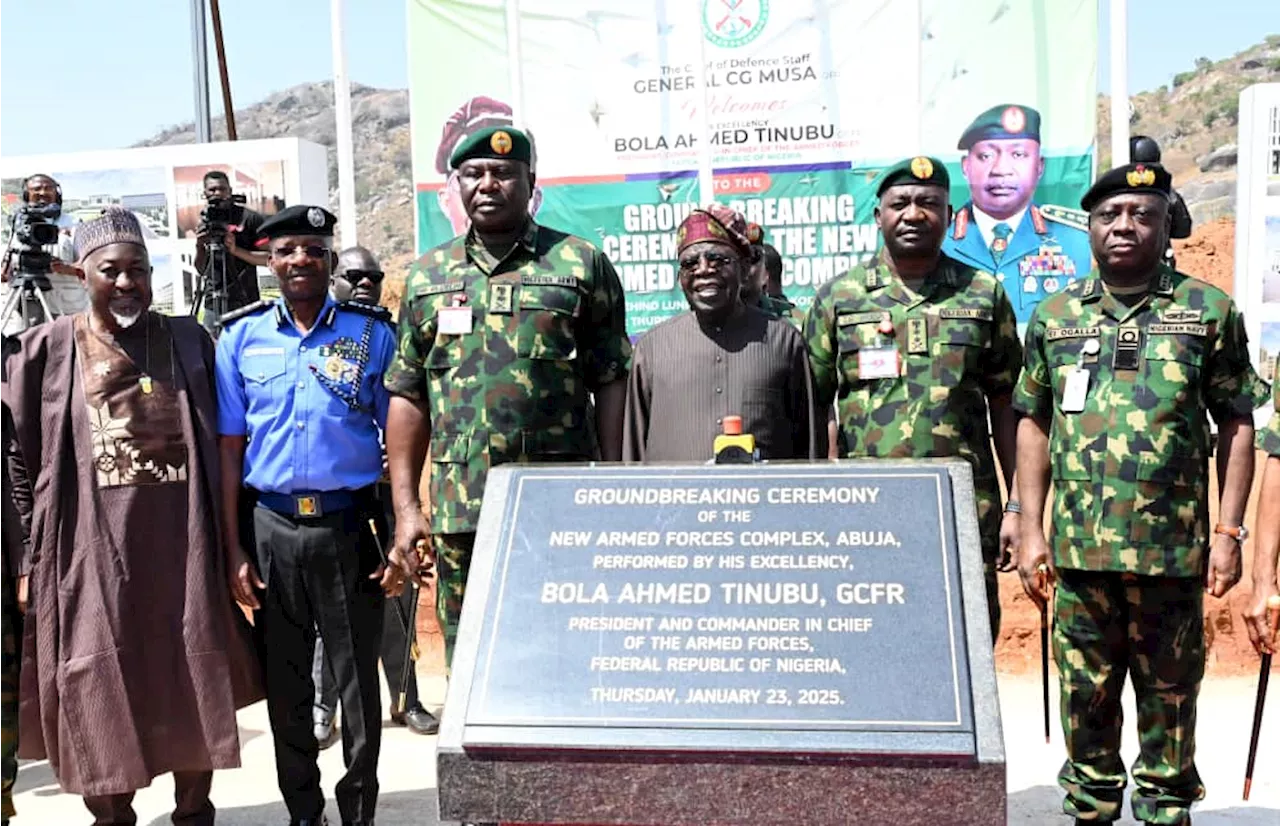 Tinubu Inaugurates New Barracks, Breaks Ground for Defence Complex