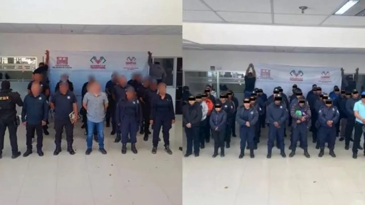 Detienen a 78 servidores públicos en Chiapas por formar parte de una red de extorsionadores