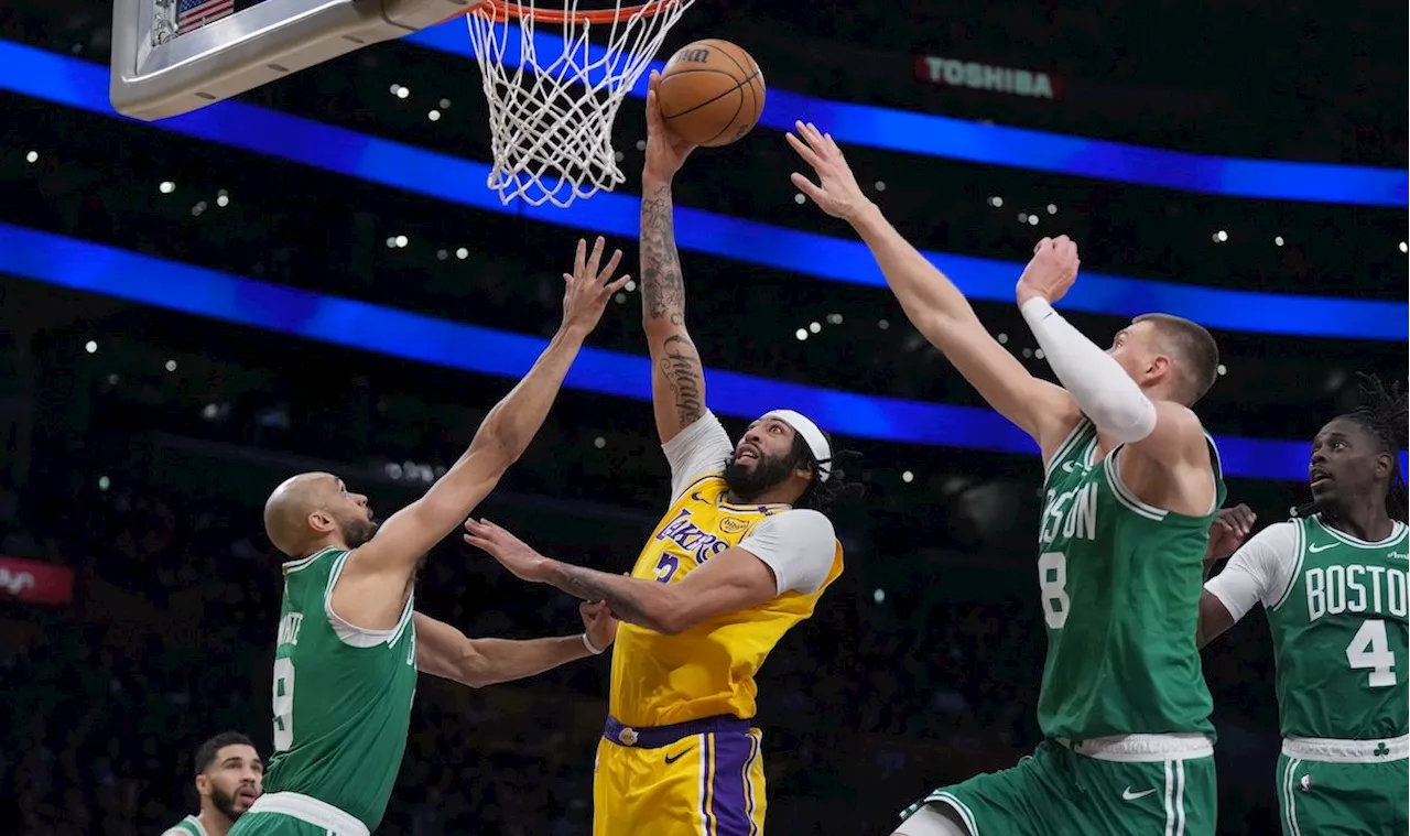 Lakers Tower Over Celtics with 21-Point Victory