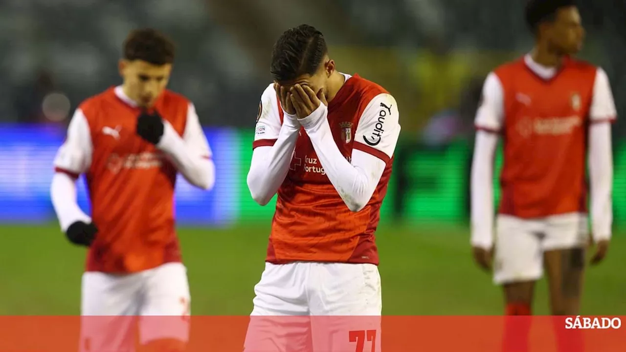 Sporting de Braga perde na Bélgica e fica em posição delicada na Liga Europa